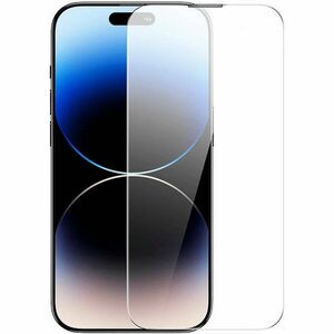 Tempered Glass Baseus Corning for iPhone 14 Pro with built-in dust filter imagine