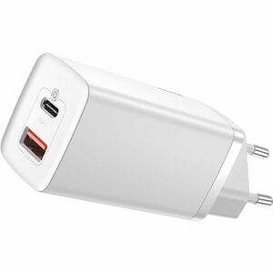 Quick Travel Charger Baseus GaN2 Lite USB+C 65W EU (white) imagine