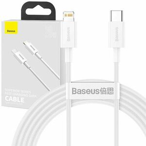 Baseus Superior Series Cable USB-C to Lightning, 20W, PD, 2m (white) imagine