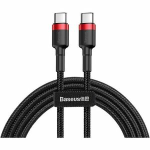 Baseus Cafule Cable USB-C PD 2.0 QC 3.0 60W 2m (Black+Red) imagine