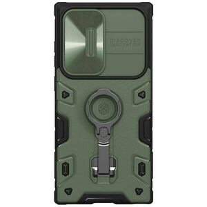 Nillkin CamShield Armor Pro case for Samsung Galaxy S23 Ultra (dark green) imagine