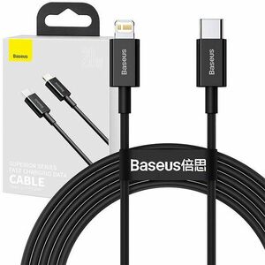 Baseus Superior Series Cable USB-C to iP, 20W, PD, 2m (black) imagine