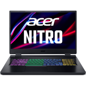 Laptop Acer Gaming 17.3'' Nitro 5 AN517-55, FHD IPS 144Hz, Procesor Intel® Core™ i7-12650H (24M Cache, up to 4.70 GHz), 16GB DDR5, 1TB SSD, GeForce RTX 4060 8GB, No OS, Black imagine