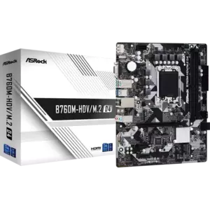 Placa de baza Asrock B760M-HDV/M.2 DDR4 Socket 1700 imagine