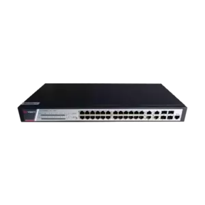 Switch Hikvision DS-3E2528P(B) cu management cu PoE 28x1000Mbps RJ45 imagine