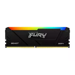 Memorie Desktop Kingston Fury Beast RGB Black 16GB DDR4 3733Mhz imagine