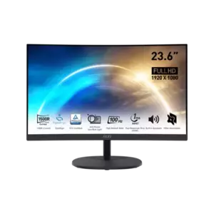 Monitor LED MSI MP2412C 23.6" Curbat Full HD 4ms Negru imagine