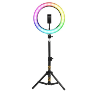 Lampa circulara profesionala LED Ring Light RGB Andowl Q MG34 imagine