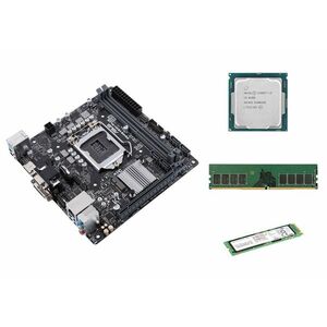 Kit Placa de Baza Second Hand Asus PRIME H310I-PLUS R2.0 + Procesor Intel Core i3-8100 3.60GHz, 8GB DDR4, SSD 256GB NVME, Shield, Cooler imagine