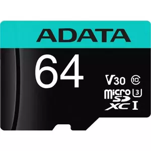 Card memorie A-Data Premier Pro microSDXC/SDHC 64GB UHS-I U3 + adaptor imagine