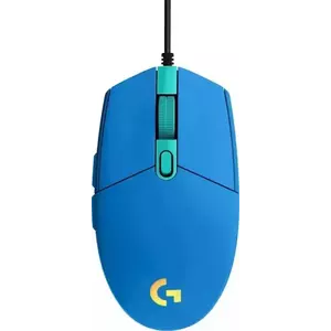 Mouse Gaming Logitech G203 Lightsync Blue imagine