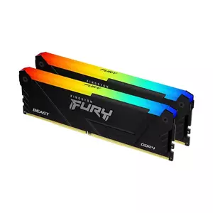 Memorie Desktop Kingston Fury Beast RGB 64GB(2 x 32GB) DDR4 3600Mhz CL 18-22-22 imagine