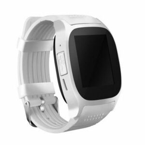 Resigilat Ceas Smartwatch Techstar® T8 Alb, Cartela SIM, 1.54 inch, Apelare, Alerte Sedentarism, Hidratare, Bluetooth 4.0 imagine
