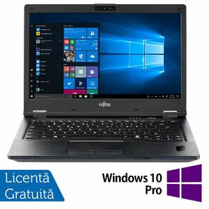 Laptop Refurbished Fujitsu LifeBook E549, Intel Core i5-8265U 1.60-3.90GHz, 8GB DDR4, 256GB SSD, 14 Inch Full HD, Webcam + Windows 10 Pro imagine