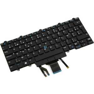 Tastatura Dell Latitude 3340 iluminata layout UK fara rama enter mare DUAL POINTING imagine