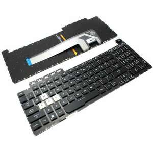 Tastatura Asus AEBKLU030 iluminata layout US fara rama enter mic imagine