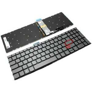 Tastatura Lenovo LCM19J33USSJ686B iluminata layout US fara rama enter mic imagine