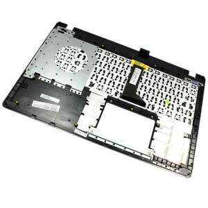 Tastatura Asus 13NB03VBAP0301 neagra cu Palmrest argintiu imagine