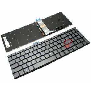 Tastatura Lenovo IdeaPad 3-15ACL6 Type 82KU iluminata layout US fara rama enter mic imagine