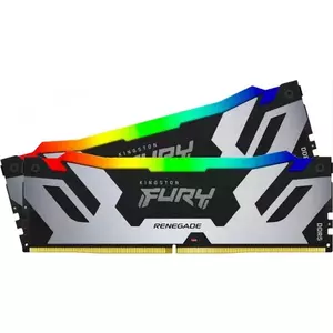 Memorie Desktop Kingston Fury Renegade RGB 64GB(2 x 32GB) DDR5 6000Mhz imagine