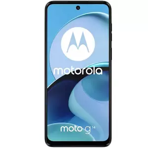 Telefon Mobil Motorola Moto G14 256GB Flash 8GB RAM Dual SIM 4G Sky Blue imagine