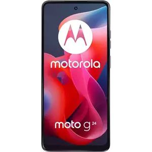 Telefon Mobil Motorola Moto G24 128GB Flash 8GB RAM Dual SIM 4G Matte Charcoal imagine