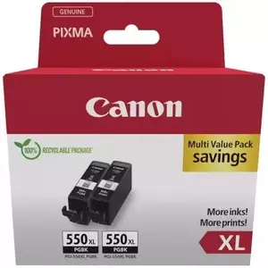 Cartus Inkjet Canon PGI-550XL Black Twin Pack imagine