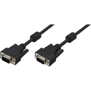 Cablu VGA 2x Ferita HQ, lungime 1.8 m imagine