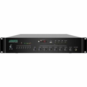Amplificator PA 120W cu mixer, 6 zone, USB/SD/Tuner, intrari 2Mic si 3Line, 100V & 4-16 Ohmi imagine