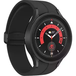 Ceas smartwatch Samsung Galaxy Watch5 Pro, 45mm, BT, Black Titanium imagine