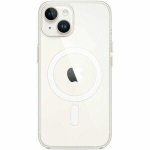 Husa de protectie Apple Clear Case with MagSafe pentru iPhone 14, Transparent imagine
