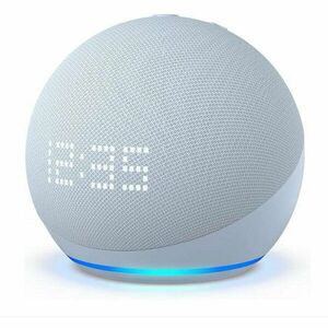 Amazon Boxa Portabila Echo Dot 5 Cu Ceas si Asistent Personal Alexa - Albastru imagine