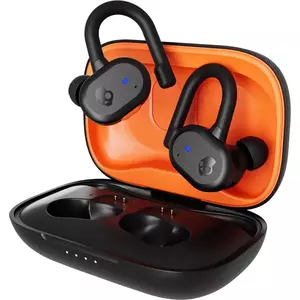 Casti Audio In-Ear Skullcandy Push Active True wireless, Bluetooth, True Black Orange imagine