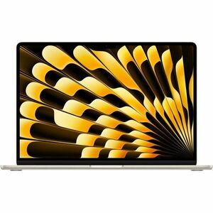 Laptop Apple MacBook Air 15 cu procesor Apple M2, 8 nuclee CPU si 10 nuclee GPU, 8GB, 256GB SSD, Starlight, INT KB imagine
