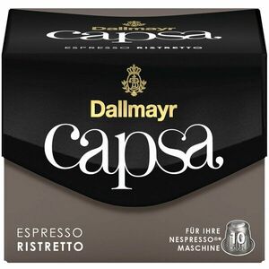 Capsule Cafea Dallmayr Capsa Espresso Ristretto, compatibil Nespresso, 10 capsule, 56 gr. imagine