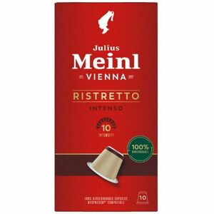 Capsule cafea Julius Meinl Ristretto Intenso, compatibile Nespresso, 10 capsule, 55 gr imagine