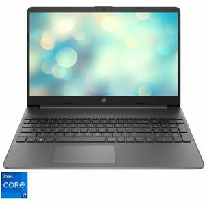 Laptop HP 15s-fq2032nq cu procesor Intel® Core™ i7-1165G7 (12M Cache, up to 4.70 GHz) 15.6 FHD, 16GB, 512GB SSD, Intel® Iris® Xe Graphics, Gri imagine