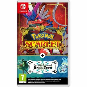 Joc Pokemon Scarlet + Hidden Treasure of Area Zero DLC pentru Nintendo Switch imagine