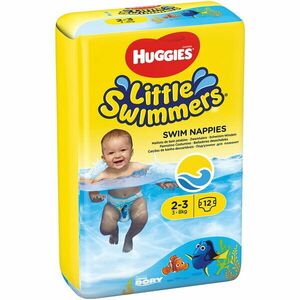 Scutece-chilotel pentru apa Huggies Little Swimmers 2-3, 3-8 kg, 12 buc imagine