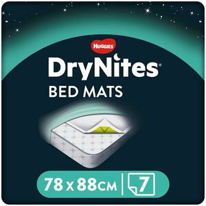 Protectie pentru pat absorbanta Huggies DryNites, 88x78 cm, 7 buc imagine