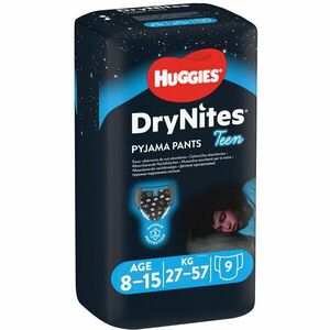 Scutece chilotel pentru noapte Huggies DryNites 8-15 yrs, Boy, 27-57kg, 9 buc imagine