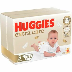 Pachet Scutece Huggies Extra Care 3, Mega, 6-10 kg, 144 buc imagine