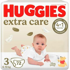 Scutece Huggies extra care 3, 6-10 kg, 72 buc imagine