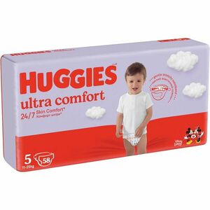 Scutece Huggies Ultra Comfort Mega UNISEX 5, 11-25 kg, 58 buc imagine
