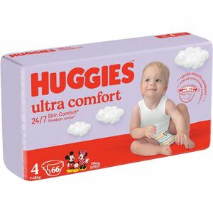 Scutece Huggies Ultra Comfort Mega UNISEX 4, 7-18 kg, 66 buc imagine