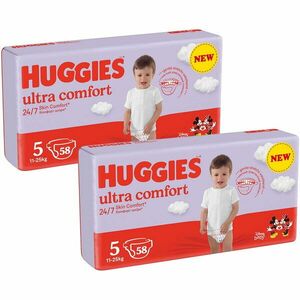 Scutece Huggies Ultra Comfort Mega UNISEX 5, 11-25 kg, 116 buc imagine