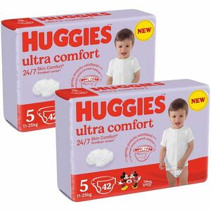 Scutece Huggies Ultra Comfort Jumbo 5, 11-25 kg, 84 buc imagine