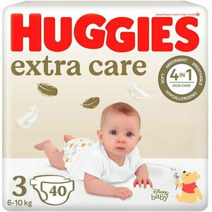 Scutece Huggies Extra Care 3 Jumbo, 6-10 kg, 40 buc imagine