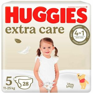 Scutece Huggies Extra Care Jumbo nr 5, 11-25 kg, 28 buc imagine
