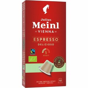 Cafea capsule Julius Meinl Espresso Delizioso BIO FT, compatibile Nespresso, 10 capsule, 56g imagine